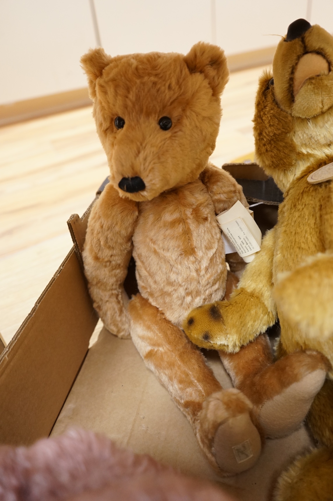 A group of four various Teddy bears including Deans and Aurora